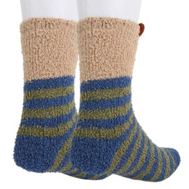 Benefeet Sox Fuzzy Socks for Men Women Fluffy Slipper Socks Cute Cartoon Animal Sleeping Socks Funny Cozy Soft Plush Socks Coral Fleece Hospital Floor Socks Comfy Warm Winter Socks 1 Pair