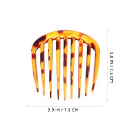 PACKOVE 8Pcs Decorative French Hair Combs for Women Small Versatile Hair Accessories for Updo Styles Elegant Twist Comb for Weddings and Everyday Use Choice