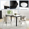 Giantex 45" Rectangular Dining Table for 4 People with Faux
