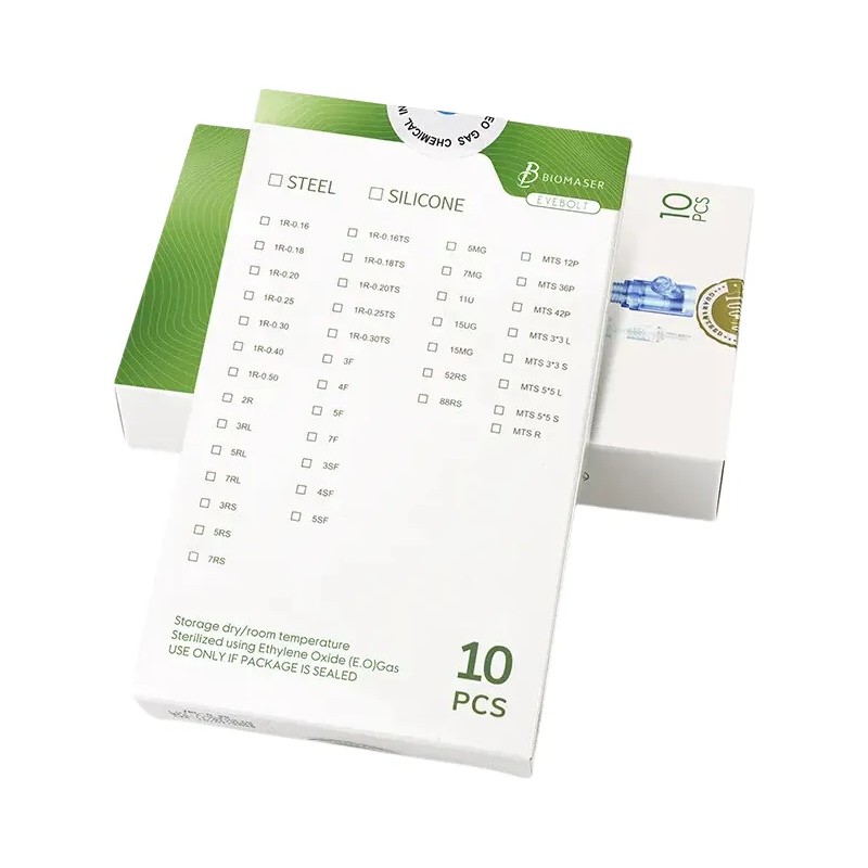 Aguja Cartucho 10pzs Dermógrafo Perla Negra O Biomaser