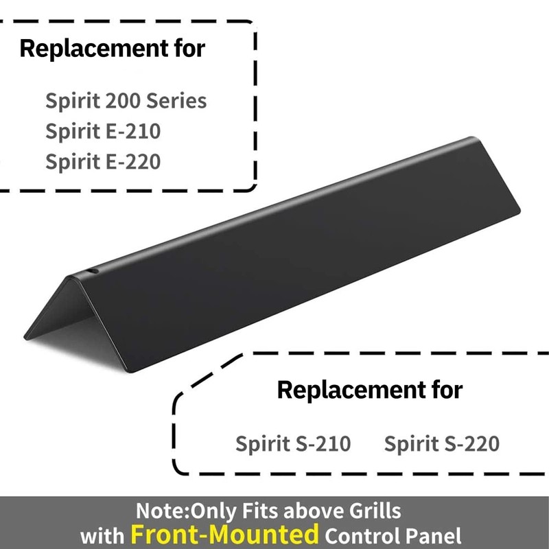 X Home 15.3" Heavier Flavorizer Bars Replacement for Weber Spirit