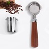 51mm Bottomless Portafilter 2 Ears Stainless Steel Basket and Redwood