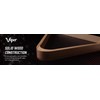 Viper Billiard/Pool Table Accessory: 8-Ball Rack, Hardwood Triangle, Holds Standard