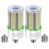 TJBB 2-Pack 80W LED Corn Bulbs,E26/ E39 Base Light,5000K Daylight,LED