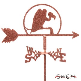 SWEN Products Buzzard Mini Flower Pot Weathervane