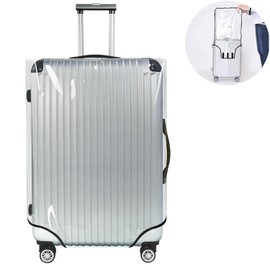 MITUMOMO Clear Suitcase Cover, PVC Luggage Covers for 24 Inch Suitcase Protector, Luggage Cover Protective Bag for Trolley Case Protect Suitcases from Scratch Travel Accessories