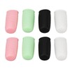 8pcs Travel Leak Proofing Elastic Sleeve Bottle Covers Soft Silicone