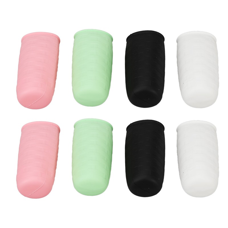 8pcs Travel Leak Proofing Elastic Sleeve Bottle Covers Soft Silicone