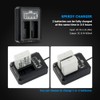 LP-E8 Battery Charger USB Dual Charger for Canon EOS Rebel