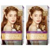 L'Oréal Paris Excellence Duo Cream Shared Gray Hair Dye, 6.3 Gold Brown, 2 Pieces / 로레알파리 엑셀랑스 듀오크림 나눠쓰는 새치염색 염모제, 6.3 골드브라운, 2개