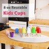Muulaii Set of 12 Kids Plastic Cups- 8 oz Children