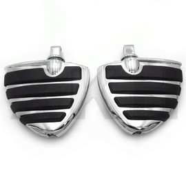 SMT- Chrome Billet Aluminum Wing Mini Floorboard Compatible With Victory Cross Roads all model (Rear) [B07PW2TSKG]