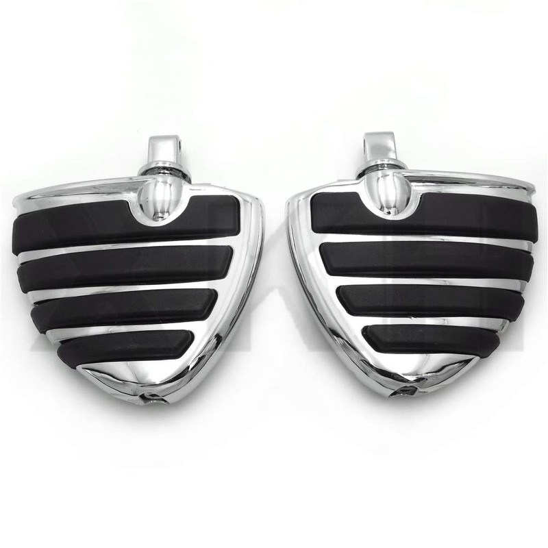 SMT- Chrome Billet Aluminum Wing Mini Floorboard Compatible With Victory