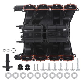 TOPAZ Engine Upper Intake Manifold w/Gasket Compatible with Lincoln Navigator 2005-2008 Ford F-150 06-08 F-250 F-350 05-08 5.4L Replace# 3L3Z9424HA 5L1Z9424A