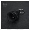 BOBIJOO JEWELRY - Clochette moto Bécane Porte-bonheur Acier Stainless Steel