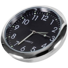 Toyvian Stick on Dashboard Car Clock Mini Tiny Small Luminous Car Vent Clocks Watch for Dashboard Boat Bike Home