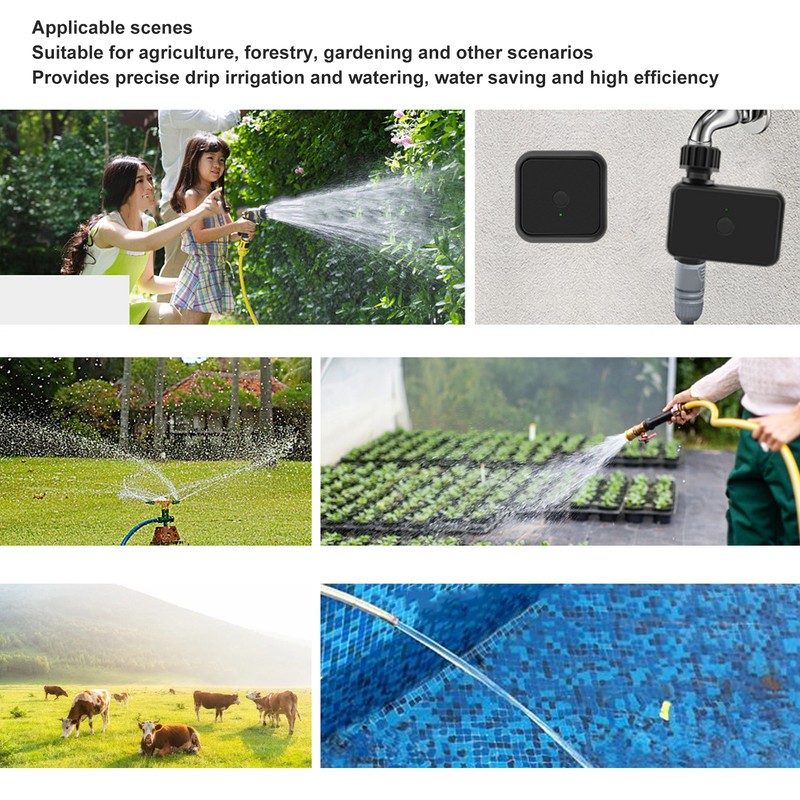 Bluetooth Sprinkler Timer Professional Efficient Accurate APP Remote Control Voice