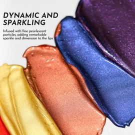 YOUNG VISION Transfer-Proof Lip Gloss 8pcs Set – Non-Transfer Gloss – Multi-Purpose Lip Liner, Gloss, Eyeliner & Eyeshadow