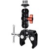 Lanxire Mic Mount Microphone Clamp with Super Clamp Ball Head