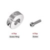 sourcing map 4pcs Shaft Collar 12mm Bore Aluminum Alloy Set