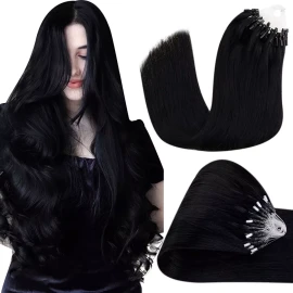 Hetto Extensiones Cabello Natural Negro Jet 18in 50gramos