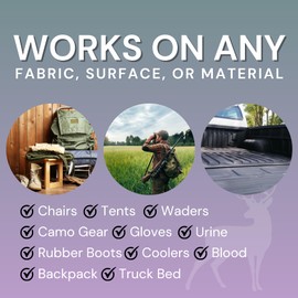 Odorless Outdoorsman Odor Eliminating Spray Completely Removes All Odor in Coolers, Sleeping Bags, Trucks, & More. Safe To Spray Around Pets. Removes Odor On Contact. - 1 16 oz, 1 4 oz (Unscented)