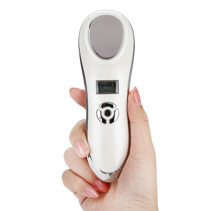 USB Charging Ultrasonic Hot Cold Hammer Skin Tighten Device Face