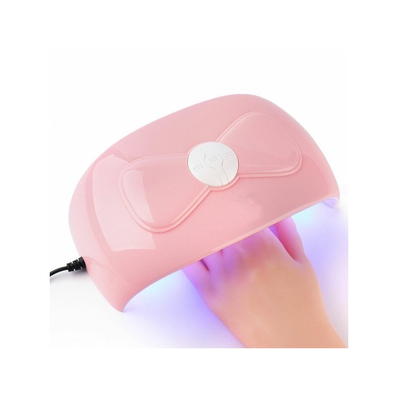 핑크리본젤램프 54w 자동센서 레진 LED UV 램프 (W9D2029) Pink Ribbon