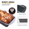HONGBAKE 3 Pack Loaf Pan Set, 8.5 x 4.5 Inches