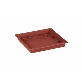 Emsa Flower Pot Saucer Square Terracotta Terra Grande, 29 x 29 cm