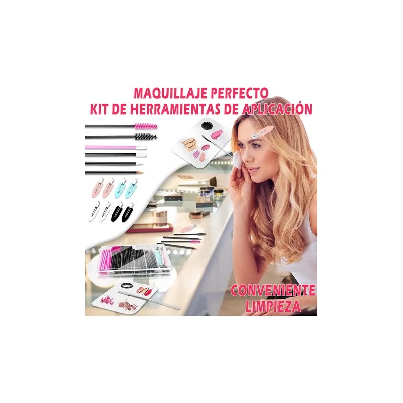 Kit De Maquillaje Profesional Contiene Espátula Y Cepillo