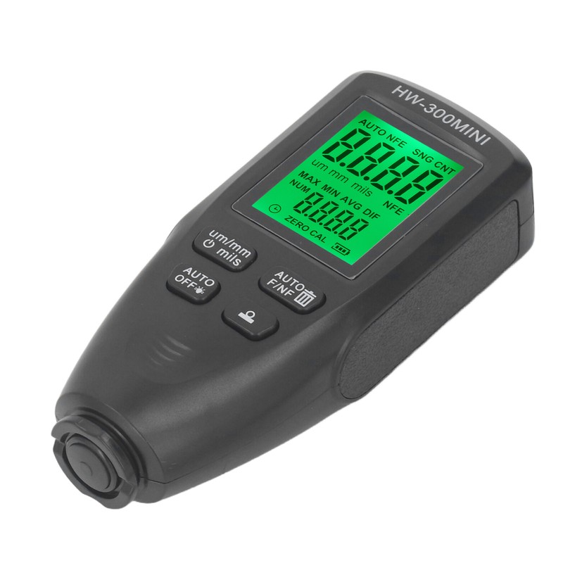 0 to 2000UM Paint Mil Thickness Meter Gauge High Precision