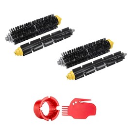 2 Bristle & 2 Beater Brush Replacement Parts for iRobot Roomba 600 and 700 Series Vacuum Cleaner