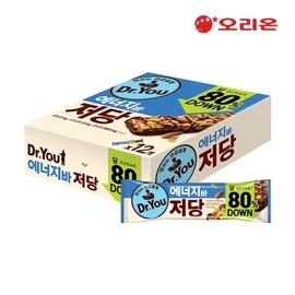 에너지바 저당 1P (50g) x 12개 Low-Sugar Energy Bar 1P (50g) x 12 Pack