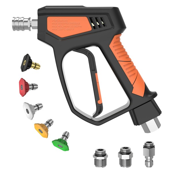 Heliwoo Pressure Washer Gun, 5000 PSI / 10.5 GPM with