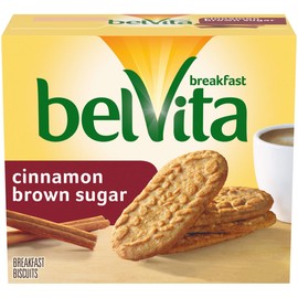 belVita Cinnamon Brown Sugar Breakfast Biscuits, 5 Packs (4 Biscuits Per Pack)