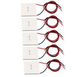 VKLSVAN 5pcs TEC1-12706 Peltier Element Semiconductor Thermoelectric Semiconductor Cooling Chip Thermoelectric Cooling Module 4x4cm