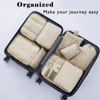 Packing Cubes, Lightweight Travel Luggage Organizers with Shoe Bag, Toiletry