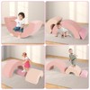INFANS Climbing Toys for Toddlers, 3pc Foam Climbing Blocks Rainbow