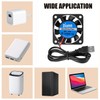 DIANN 2pcs 4010 DC 5V USB Brushless Cooling Fan 40
