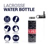 Lacrosse Insulated Water Bottle | Lacrosse Pattern