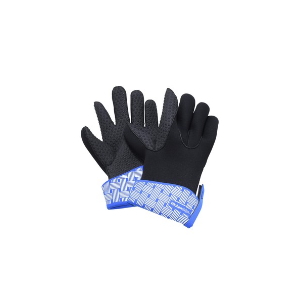 seiyei cuisipro 120428 Heat Resistant Oven Mittens, Blue, Approx. 10.6 inches (27 cm)