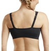 CAREFIX Anna Zip Front Post-Op Comfort Bra (3270),Large,Black