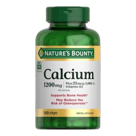 Nestle Nature's Bounty Absorbable Calcium with Vitamin D Softgels, 1200mg, 120 ct