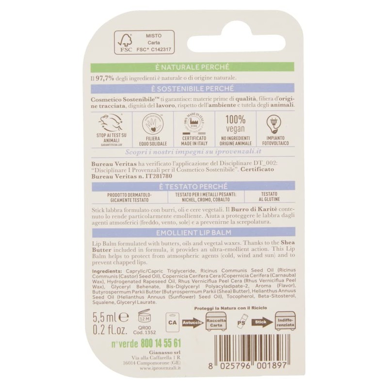 Karité Organic Lip Balm Moisturising and Nourishing