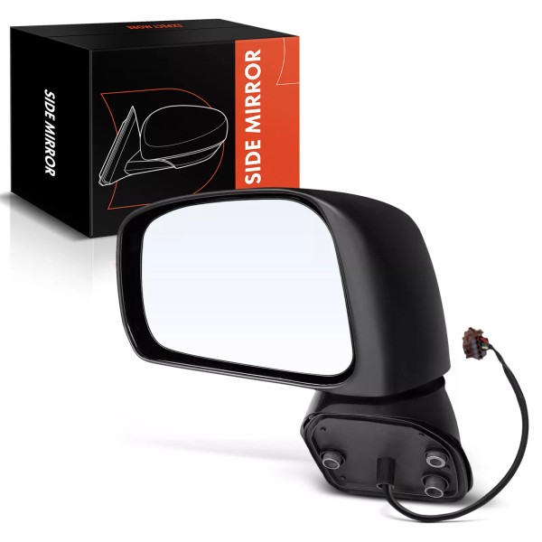 Unbranded Black Mirror w/ Power Glass Adjust for Nissan Versa