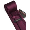Hisdern Tie for Men, Wedding Tie with Pocket, Square, Classic,