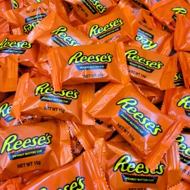 ReesesPeanut Butter Cups - Milk Chocolate Snack Size Chocolate Candy Cups - Peanut Butter and Milk Chocolate Fun Size Candy - 90 Individually Wrapped Pieces - 3lb Bulk Party Pack