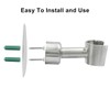 Unlorspy 304 Stainless Steel Shower Head Holder Bracket, 360° Adjustable