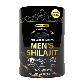 Shilajit Gummies for Men & Women – Purified Himalayan Shilajit Resin with Ashwagandha & Maca Natural Energy, Stamina & Vitality Support - Vegan, Non-GMO - 60 Gummies 1 Bottle
